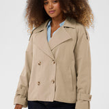 CRDrookie Short Trenchcoat-Coat & Jackets- Hometown Style HTS, women's in store and online boutique located in Ingersoll, Ontario