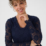 CRMaddie Dress - Navy-Special Occasion Dress- Hometown Style HTS, women's in store and online boutique located in Ingersoll, Ontario