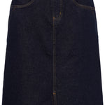 CRDenaya Denim Skirt - Dark Blue-skirt- Hometown Style HTS, women's in store and online boutique located in Ingersoll, Ontario