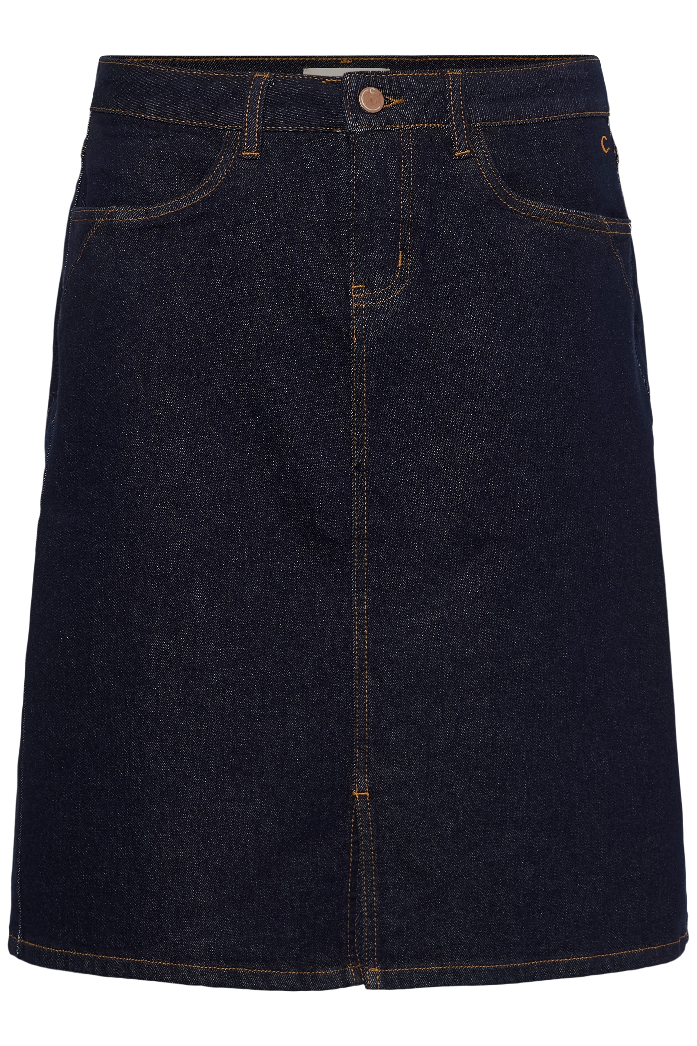 CRDenaya Denim Skirt - Dark Blue-skirt- Hometown Style HTS, women's in store and online boutique located in Ingersoll, Ontario