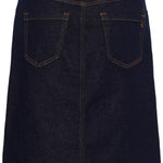 CRDenaya Denim Skirt - Dark Blue-skirt- Hometown Style HTS, women's in store and online boutique located in Ingersoll, Ontario