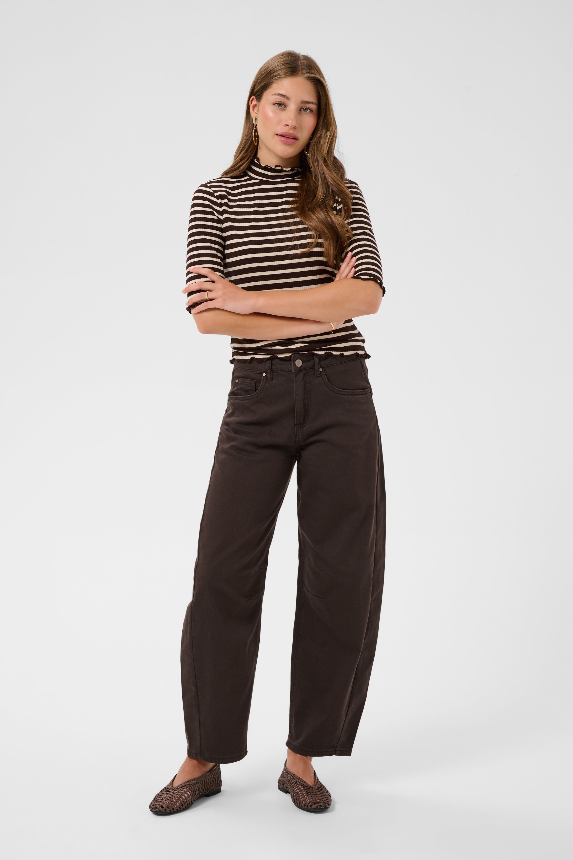 CRDJULI Barrel Jeans - Java-Bottoms- Hometown Style HTS, women's in store and online boutique located in Ingersoll, Ontario