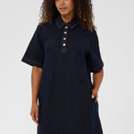 Crdenaya Denim Dress-Casual Dresses- Hometown Style HTS, women's in store and online boutique located in Ingersoll, Ontario
