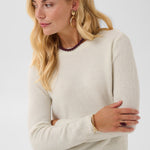 CRJolli Knit Pullover - Whisper White-Sweaters and Cardigans- Hometown Style HTS, women's in store and online boutique located in Ingersoll, Ontario