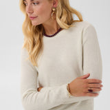 CRJolli Knit Pullover - Whisper White-Sweaters and Cardigans- Hometown Style HTS, women's in store and online boutique located in Ingersoll, Ontario