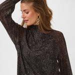 CRDotty Blouse - Java Dot-Blouses- Hometown Style HTS, women's in store and online boutique located in Ingersoll, Ontario