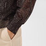 CRDotty Blouse - Java Dot-Blouses- Hometown Style HTS, women's in store and online boutique located in Ingersoll, Ontario