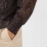 CRDotty Blouse - Java Dot-Blouses- Hometown Style HTS, women's in store and online boutique located in Ingersoll, Ontario