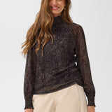 CRDotty Blouse - Java Dot-Blouses- Hometown Style HTS, women's in store and online boutique located in Ingersoll, Ontario