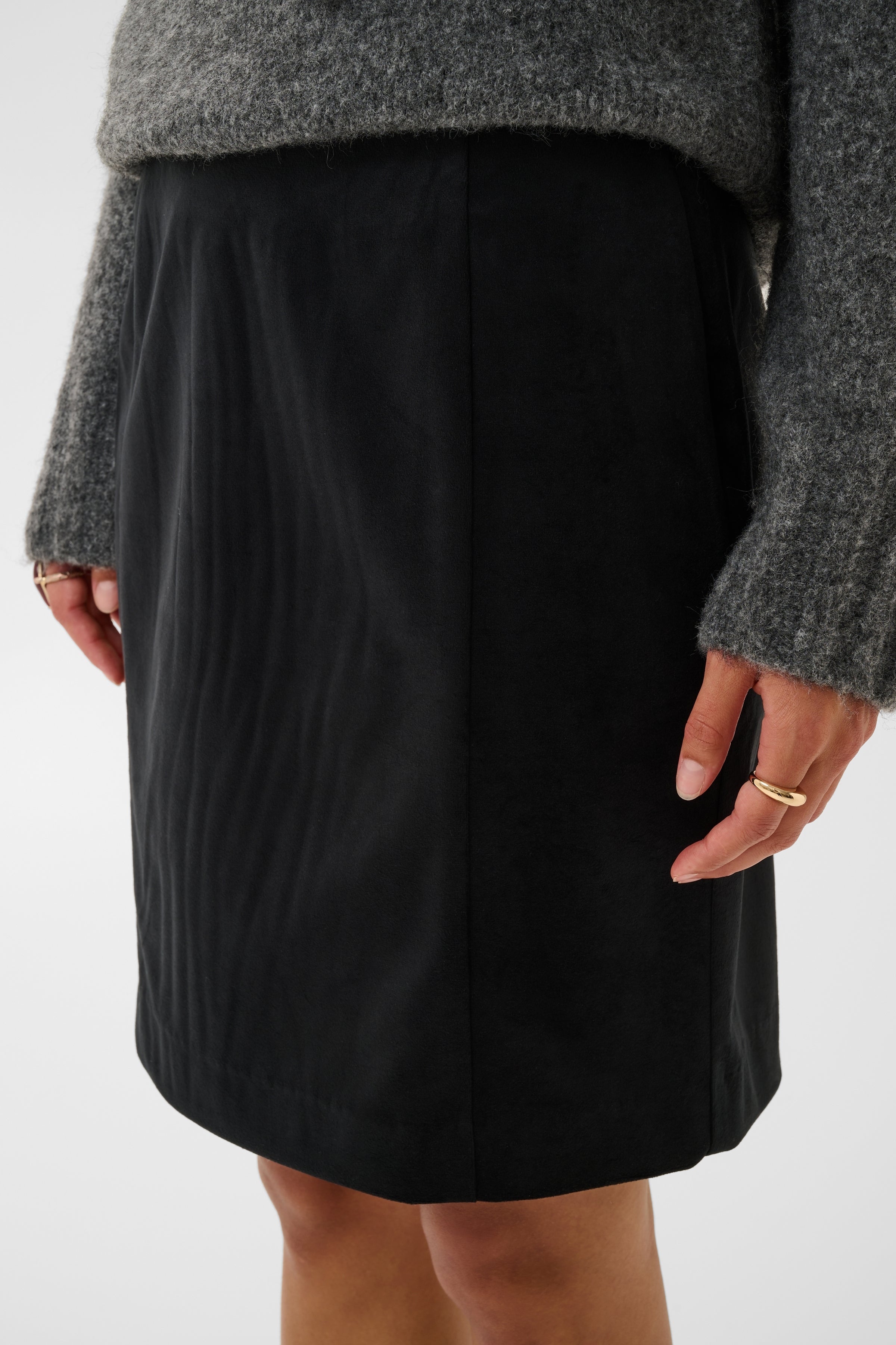 CRMeliora Skirt - Pitch Black-Bottoms- Hometown Style HTS, women's in store and online boutique located in Ingersoll, Ontario