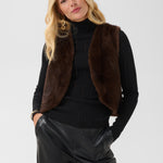 Jumi Waistcoat- Java-Casual Tops- Hometown Style HTS, women's in store and online boutique located in Ingersoll, Ontario