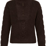 CRSiffe Zipper Pullover - Java-Sweaters and Cardigans- Hometown Style HTS, women's in store and online boutique located in Ingersoll, Ontario