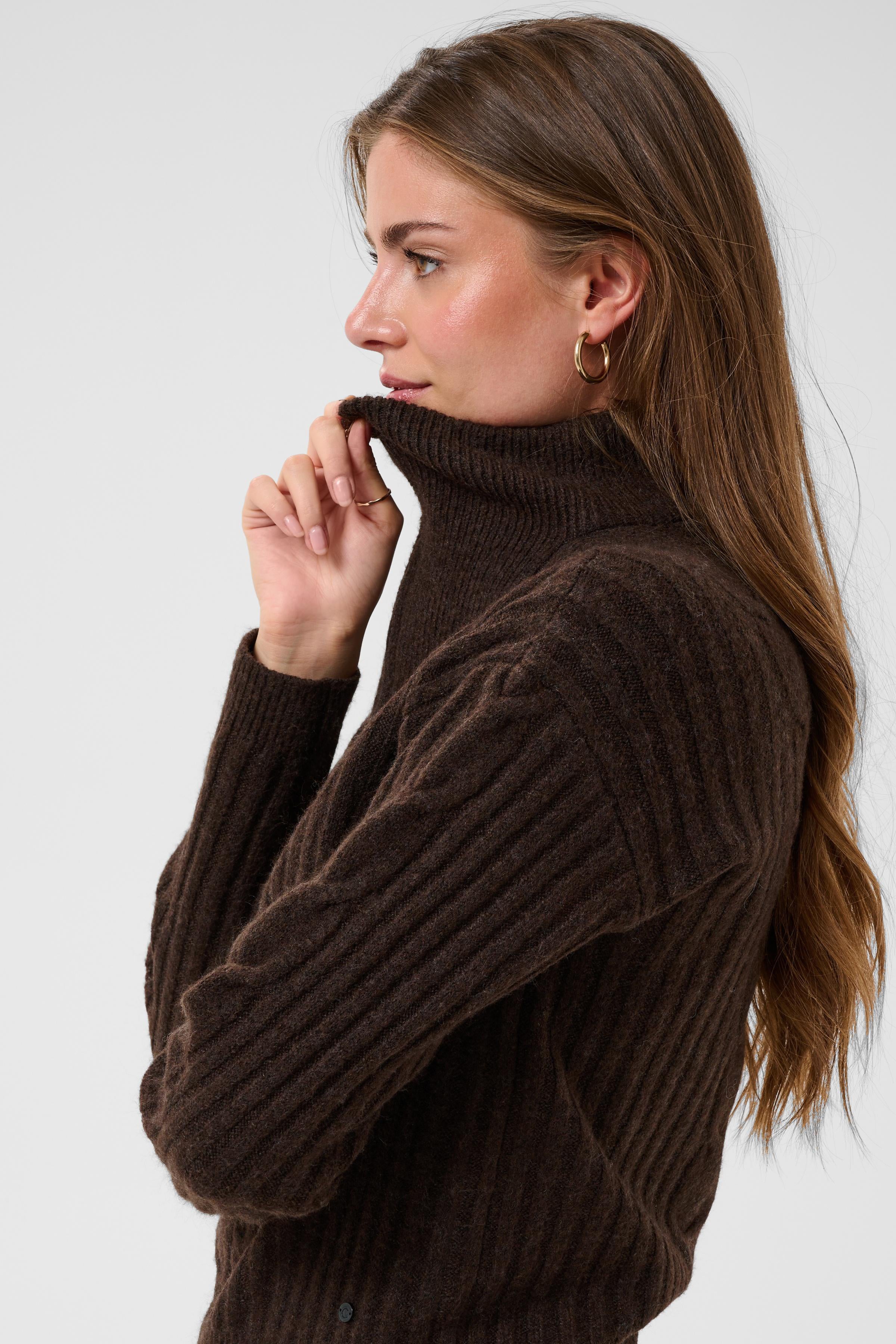 CRSiffe Zipper Pullover - Java-Sweaters and Cardigans- Hometown Style HTS, women's in store and online boutique located in Ingersoll, Ontario