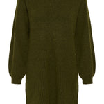 CRNanette Knit Dress - Military Olive-Casual Dresses- Hometown Style HTS, women's in store and online boutique located in Ingersoll, Ontario