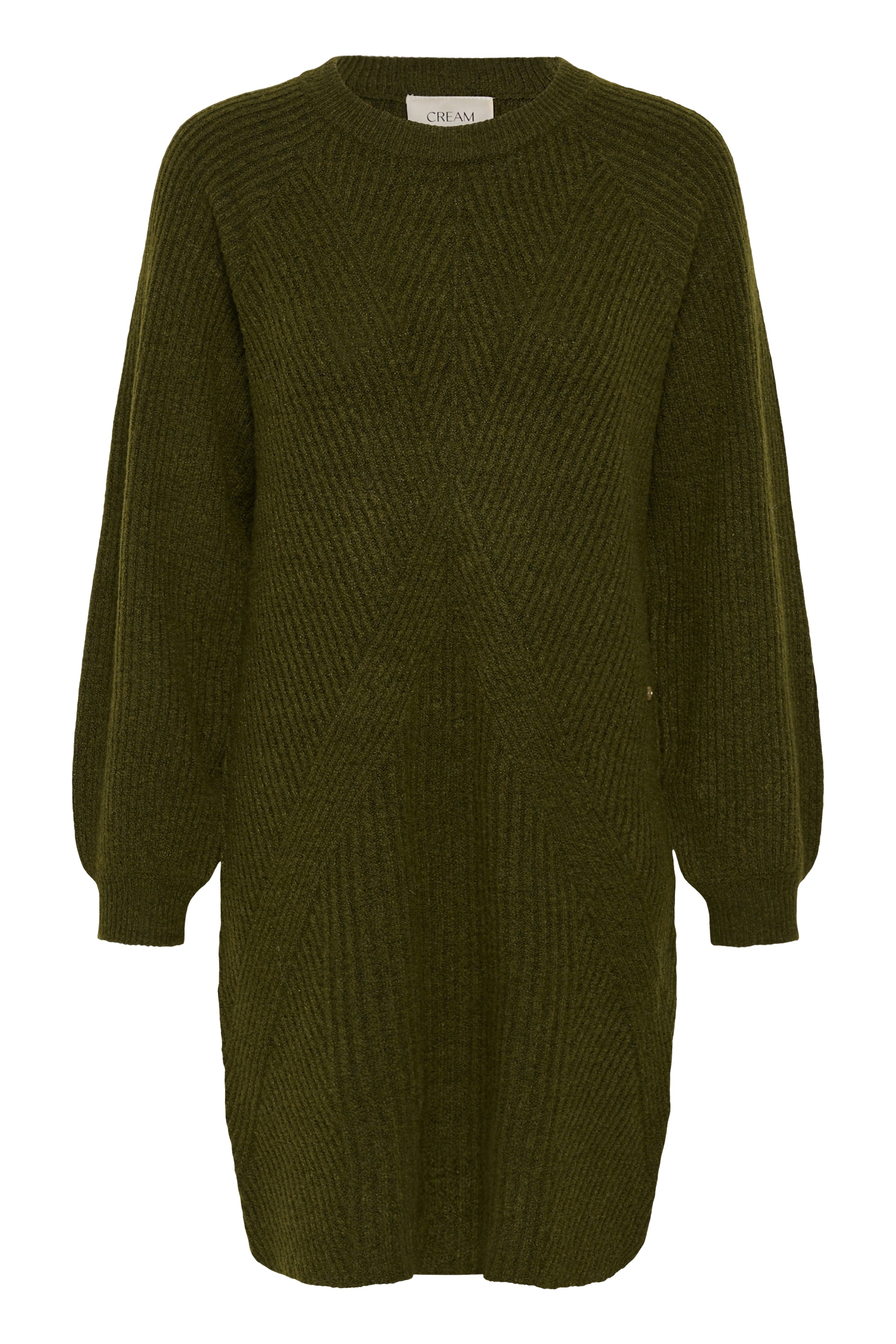 CRNanette Knit Dress - Military Olive-Casual Dresses- Hometown Style HTS, women's in store and online boutique located in Ingersoll, Ontario