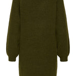 CRNanette Knit Dress - Military Olive-Casual Dresses- Hometown Style HTS, women's in store and online boutique located in Ingersoll, Ontario