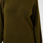 CRNanette Knit Dress - Military Olive-Casual Dresses- Hometown Style HTS, women's in store and online boutique located in Ingersoll, Ontario