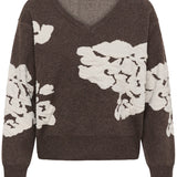 CRAlley Knit Pullover - Java-Sweaters and Cardigans- Hometown Style HTS, women's in store and online boutique located in Ingersoll, Ontario