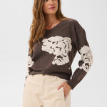 CRAlley Knit Pullover - Java-Sweaters and Cardigans- Hometown Style HTS, women's in store and online boutique located in Ingersoll, Ontario
