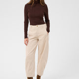 Ballie Barrel Pant - Off White-Bottoms- Hometown Style HTS, women's in store and online boutique located in Ingersoll, Ontario