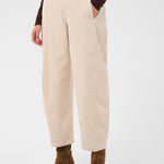 Ballie Barrel Pant - Off White-Bottoms- Hometown Style HTS, women's in store and online boutique located in Ingersoll, Ontario