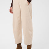 Ballie Barrel Pant - Off White-Bottoms- Hometown Style HTS, women's in store and online boutique located in Ingersoll, Ontario