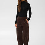 Ballie Barrel Pant - Java-Bottoms- Hometown Style HTS, women's in store and online boutique located in Ingersoll, Ontario
