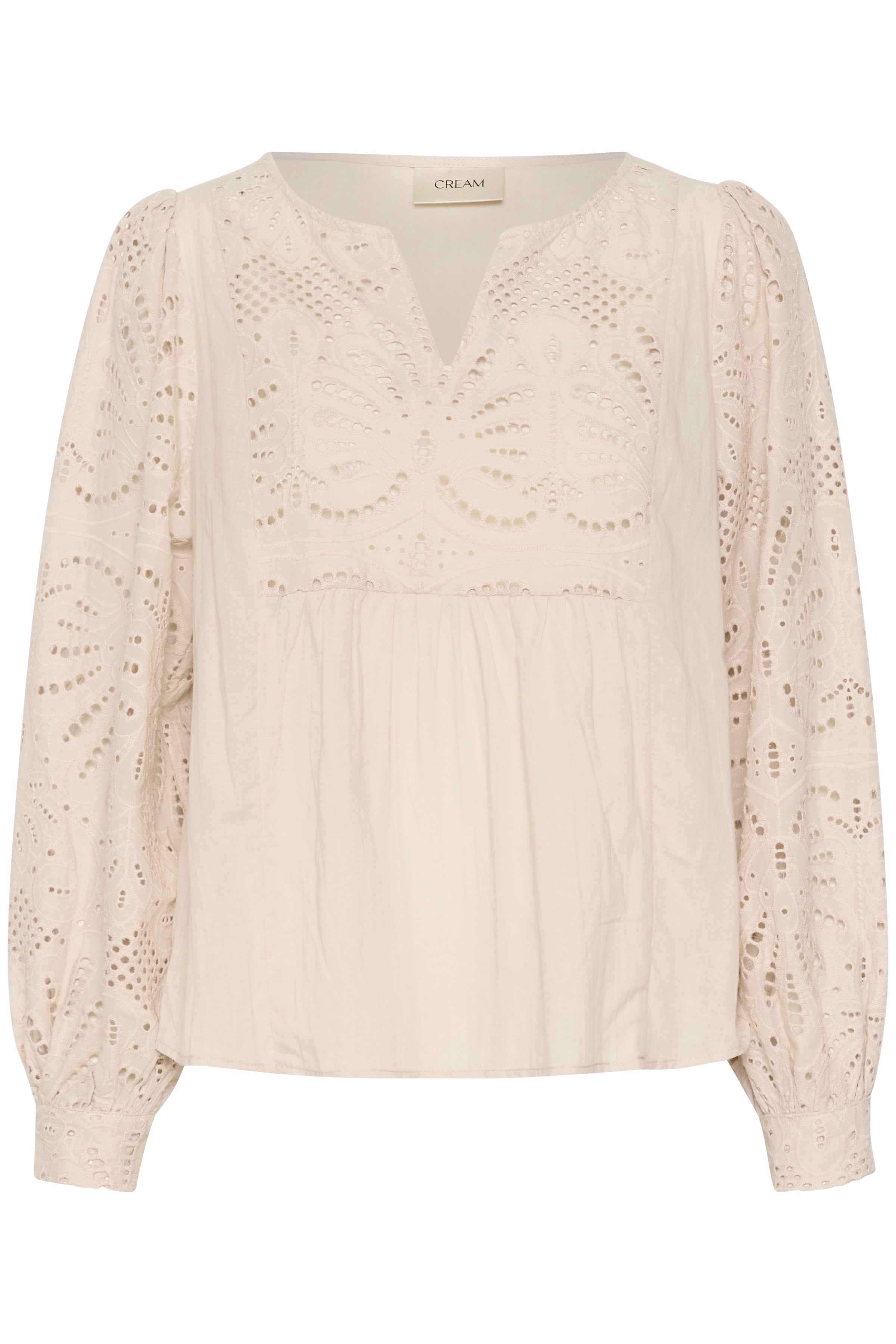 CRDiana blouse - Cream-blouse- Hometown Style HTS, women's in store and online boutique located in Ingersoll, Ontario