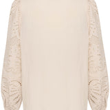 CRDiana blouse - Cream-blouse- Hometown Style HTS, women's in store and online boutique located in Ingersoll, Ontario