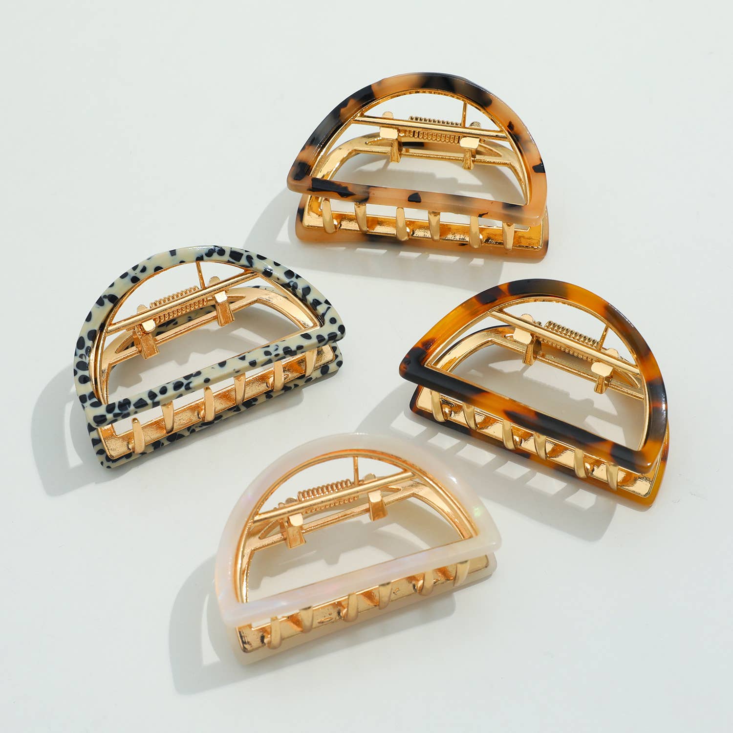 Classic Small Half Moon Metal Claw Clip-hair accessories- Hometown Style HTS, women's in store and online boutique located in Ingersoll, Ontario