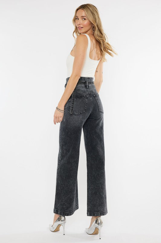 High Rise 90's Wide Pants-denim- Hometown Style HTS, women's in store and online boutique located in Ingersoll, Ontario