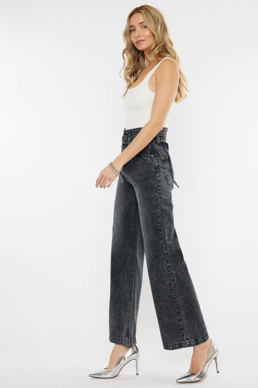 High Rise 90's Wide Pants-denim- Hometown Style HTS, women's in store and online boutique located in Ingersoll, Ontario