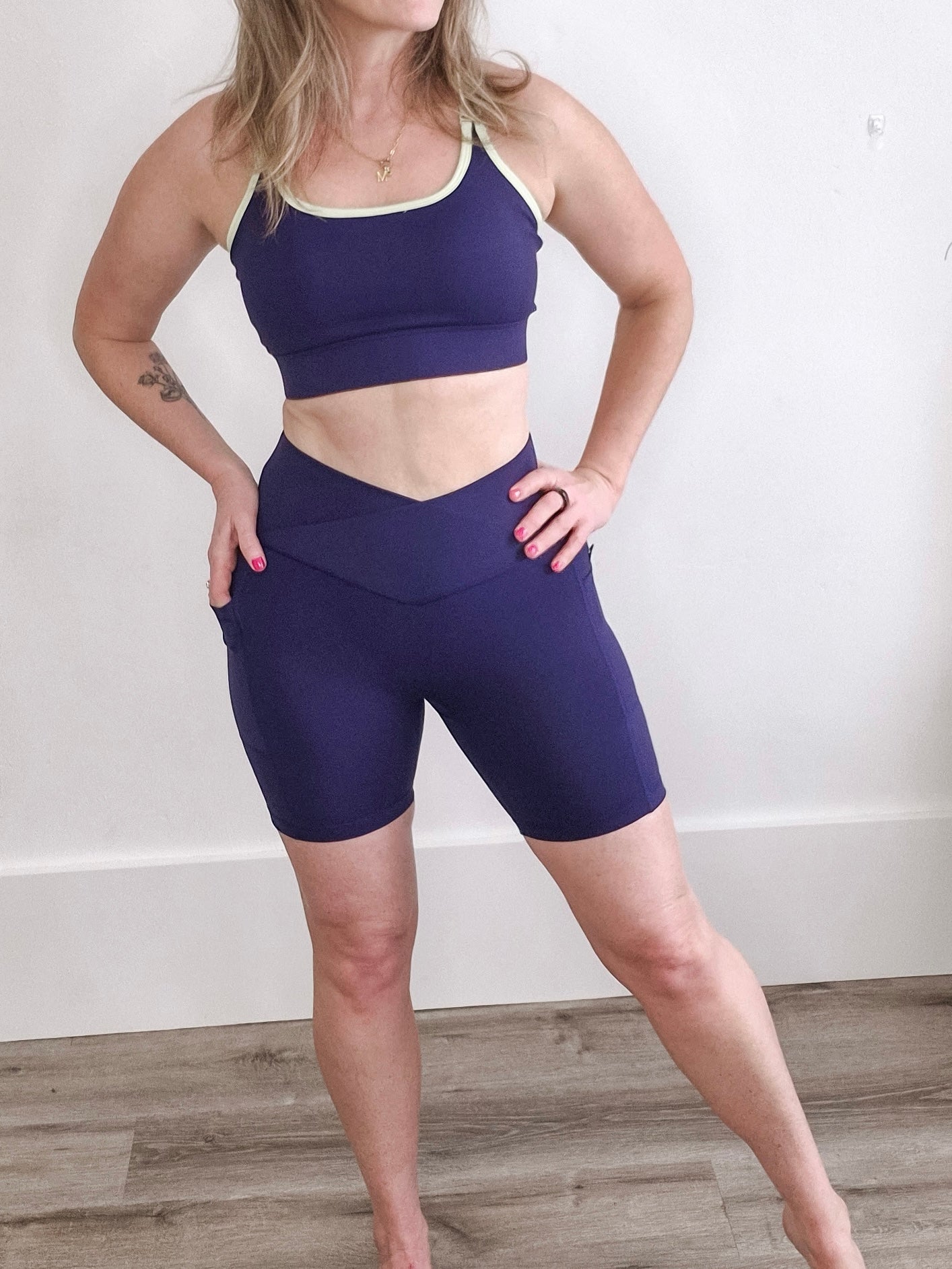 Bestie 6" Biker Short - Eclipse-Shorts- Hometown Style HTS, women's in store and online boutique located in Ingersoll, Ontario