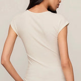 SOFT TRACE SECOND SKIN TOP - Cloud-Casual Tops- Hometown Style HTS, women's in store and online boutique located in Ingersoll, Ontario
