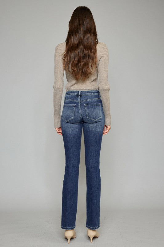 Bootcut Medium Wash-denim- Hometown Style HTS, women's in store and online boutique located in Ingersoll, Ontario