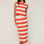 Stripe Set - Punch-Casual Dresses- Hometown Style HTS, women's in store and online boutique located in Ingersoll, Ontario