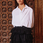 Tiered Tulle Skirt - Black- Hometown Style HTS, women's in store and online boutique located in Ingersoll, Ontario