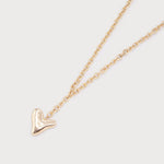 LONG HEART PENDANT ON CHAIN-Accessories- Hometown Style HTS, women's in store and online boutique located in Ingersoll, Ontario