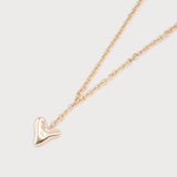 LONG HEART PENDANT ON CHAIN-Accessories- Hometown Style HTS, women's in store and online boutique located in Ingersoll, Ontario
