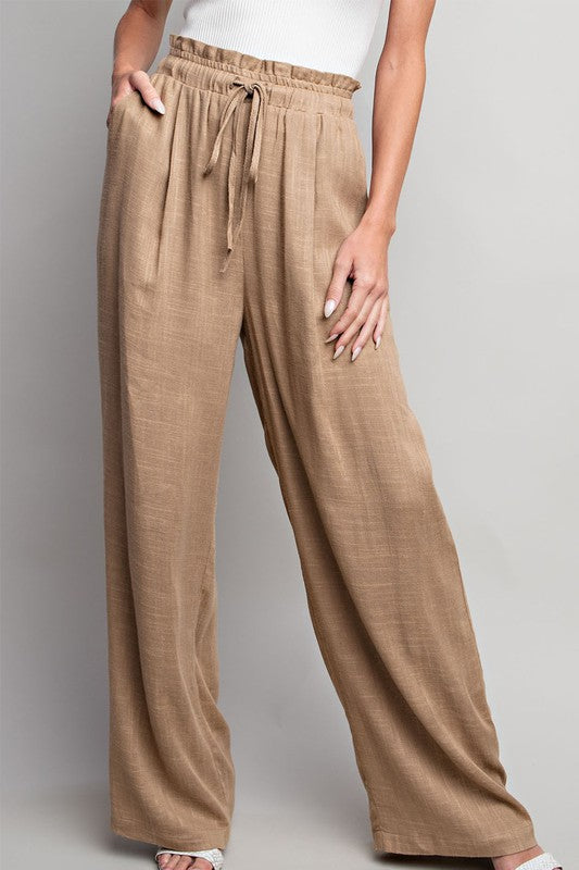 Linen Pants - Coco-Pants- Hometown Style HTS, women's in store and online boutique located in Ingersoll, Ontario