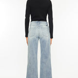 High Rise Slim Wide Leg-denim- Hometown Style HTS, women's in store and online boutique located in Ingersoll, Ontario