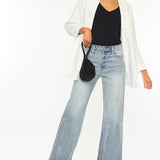 High Rise Slim Wide Leg-denim- Hometown Style HTS, women's in store and online boutique located in Ingersoll, Ontario