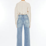 90's Wide Leg Straight-denim- Hometown Style HTS, women's in store and online boutique located in Ingersoll, Ontario