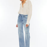 90's Wide Leg Straight-denim- Hometown Style HTS, women's in store and online boutique located in Ingersoll, Ontario