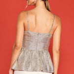 Metallic Twisted Cami Top-tops- Hometown Style HTS, women's in store and online boutique located in Ingersoll, Ontario