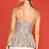 Metallic Twisted Cami Top-tops- Hometown Style HTS, women's in store and online boutique located in Ingersoll, Ontario