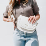 Saddle Bag - Cream, Brown, Black- Hometown Style HTS, women's in store and online boutique located in Ingersoll, Ontario