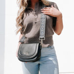 Saddle Bag - Cream, Brown, Black- Hometown Style HTS, women's in store and online boutique located in Ingersoll, Ontario