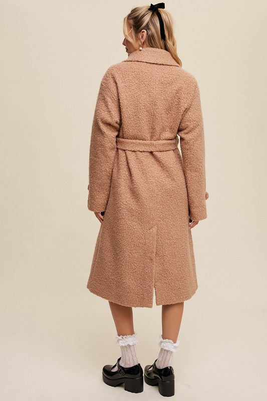 Teddy Trench - Camel-Coats & Jackets- Hometown Style HTS, women's in store and online boutique located in Ingersoll, Ontario