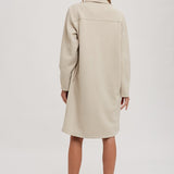Drape Open Front Coat Jacket - Oatmeal-Coats & Jackets- Hometown Style HTS, women's in store and online boutique located in Ingersoll, Ontario